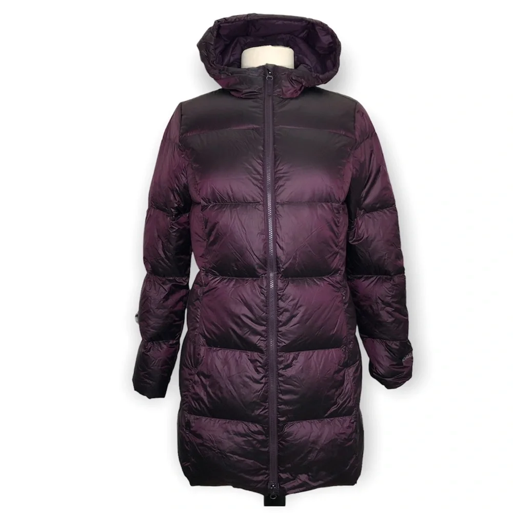 Eddie Bauer Luna Peak Down Filled Jacket in Deep Eggplant - Picture 2 of 12